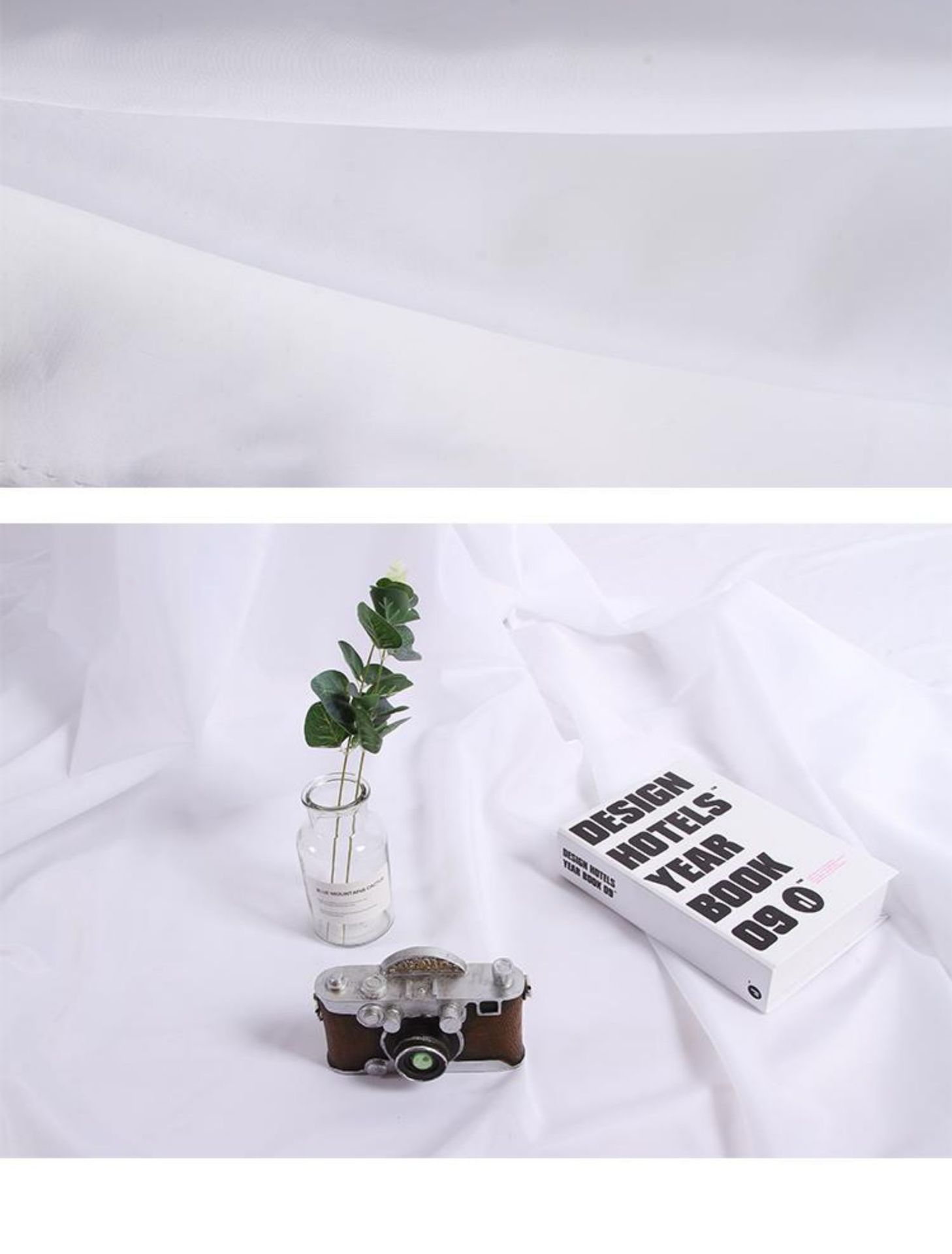 摄影拍摄白色柔光布蝴蝶布实景涤纶纯白背景布摄影棚透光布