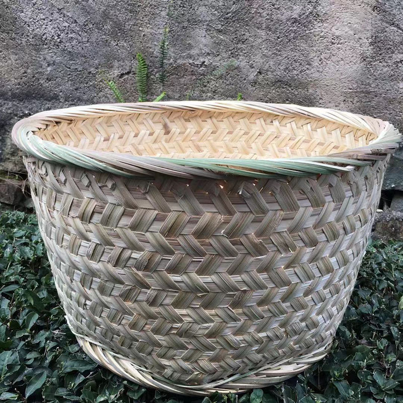 竹制品 大竹筐 收纳筐竹编收纳篮竹篓竹篮子 储物筐竹编筐制茶