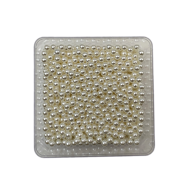 Super Bright Pearl Nail Pearl Clothing Accessories ABS Non-Hole Pearl DIY Phone Case Stick-on Crystals Material