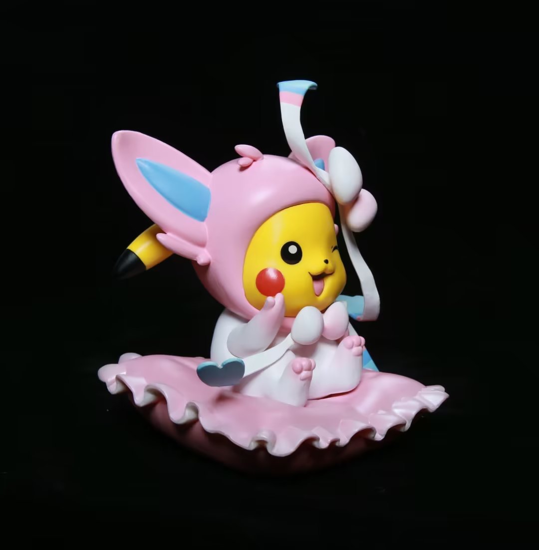 精灵 妙蛙花 伊布 皮卡 cos 融合怪手办公仔摆件模型批发-阿里巴巴