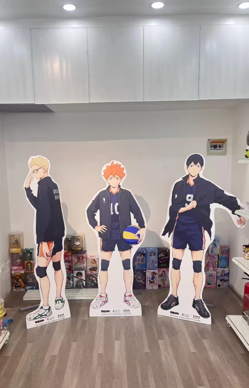 二次元立绘人形立牌kt板来图制作雪弗板裱背胶超清人形立牌批发