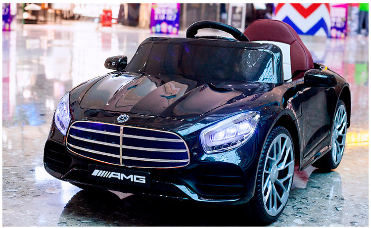奔驰儿童电动车四轮带遥控宝宝汽车男女小孩玩具车可坐人充电童车