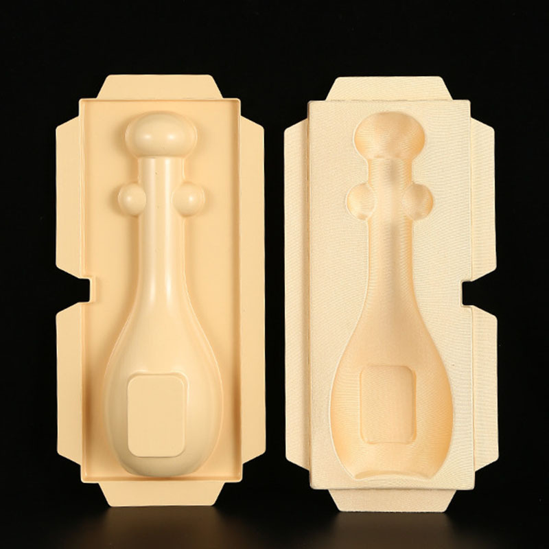 红酒礼盒吸塑托盘 酒瓶托通用植布塑料包装内衬 吸塑包装盒酒盒