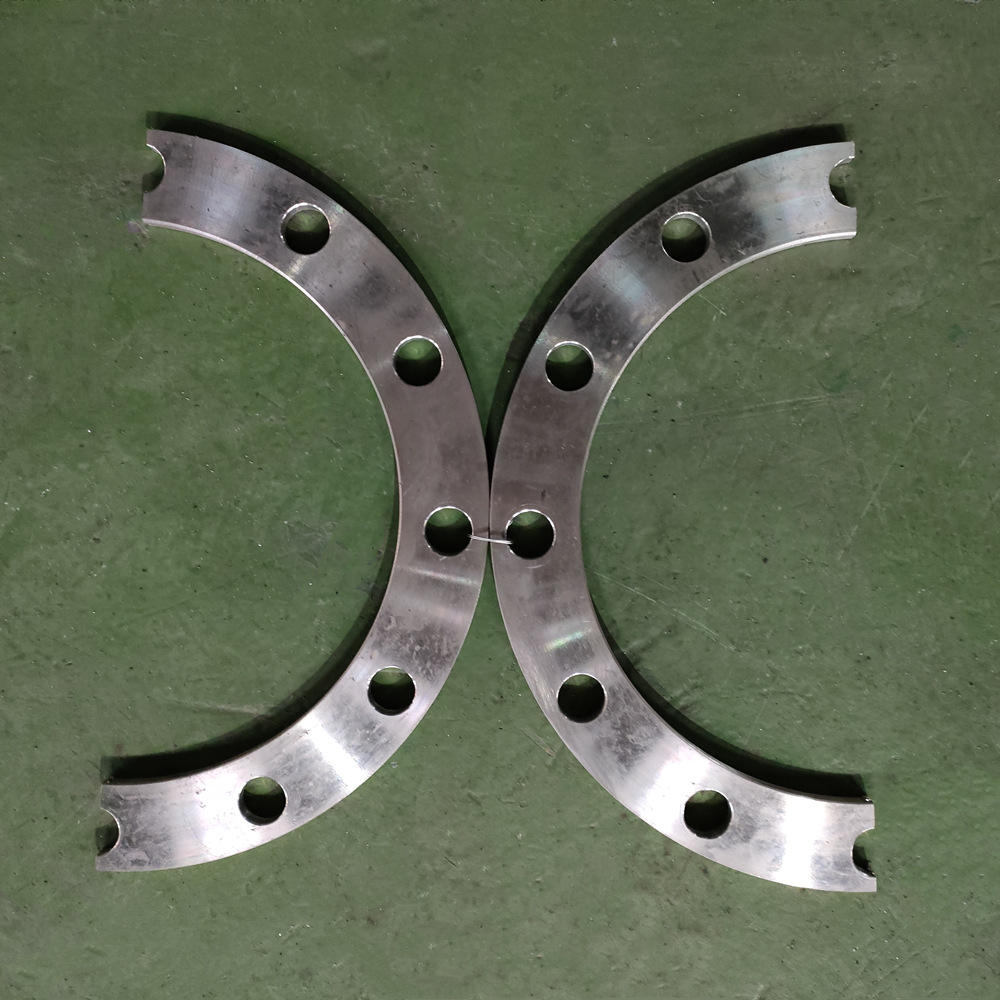 源头厂家直供板式平焊法兰 非标国标碳钢304不锈钢半圆法兰盘