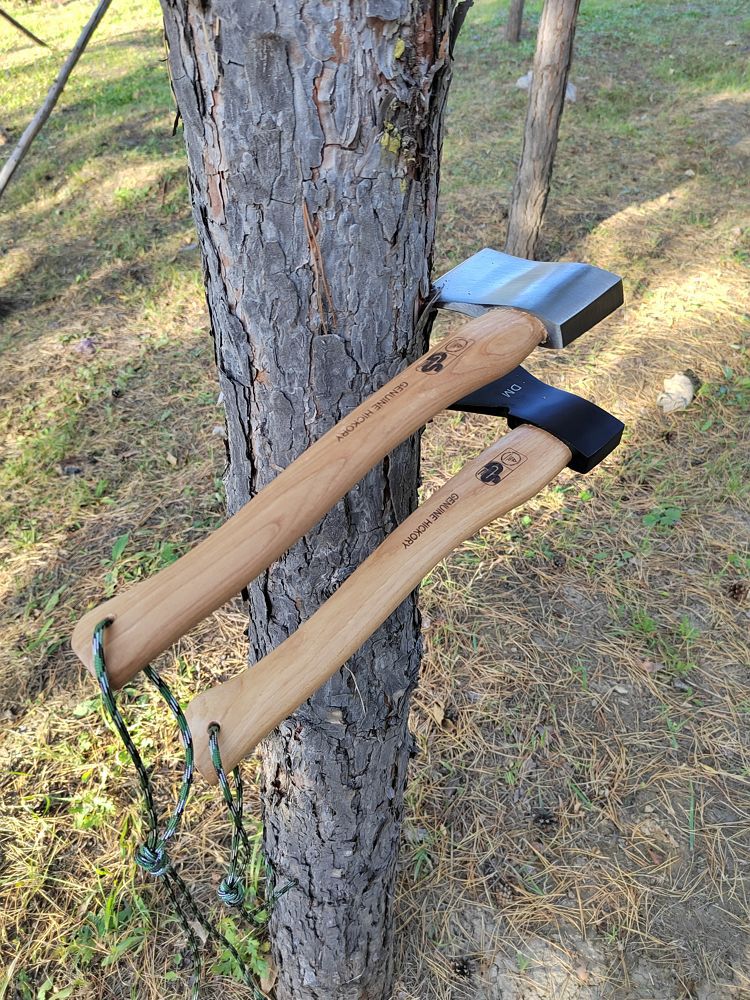 锻打手斧头野营斧装备户外斧头刀消防斧木斧子露营小斧劈柴伐木斧