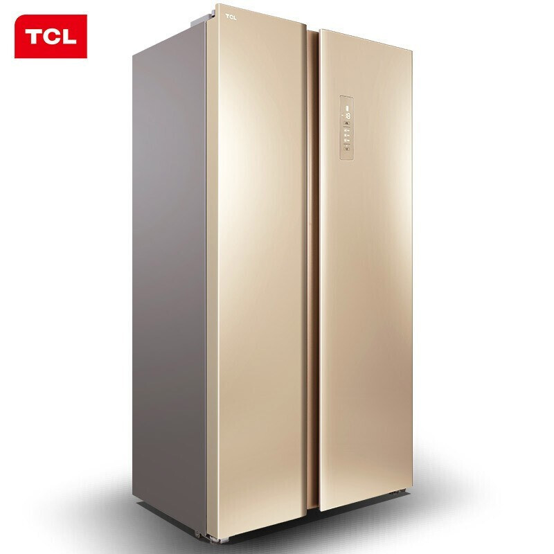 tcl bcd-509wefa1 509升 双变频对开门冰箱适用电脑控温 流光金