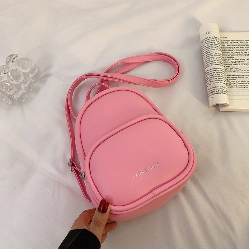 Summer Bags Women's 2022 New Candy Color Super Mini Backpack Fashion All-Match Children's Mobile Phone Small Backpack