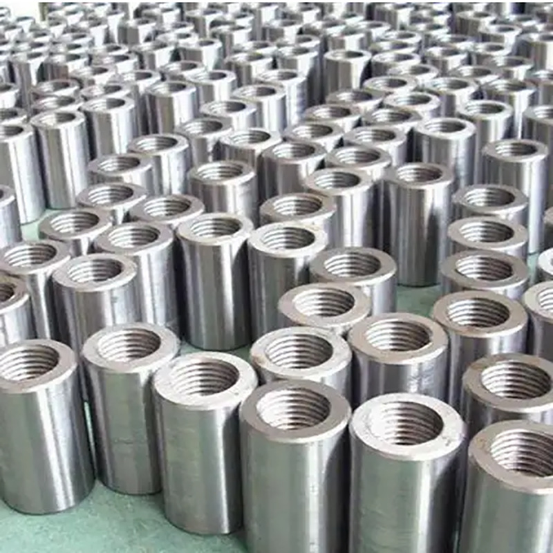 现货螺纹钢筋套管无缝管连接预埋件螺纹钢管连接套筒配