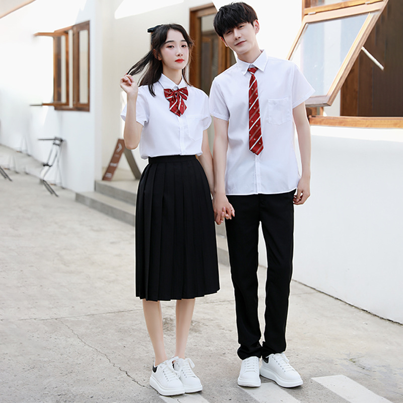 毕业季中学生合唱团演出服初中生学院风班服校服套装高中生毕业照