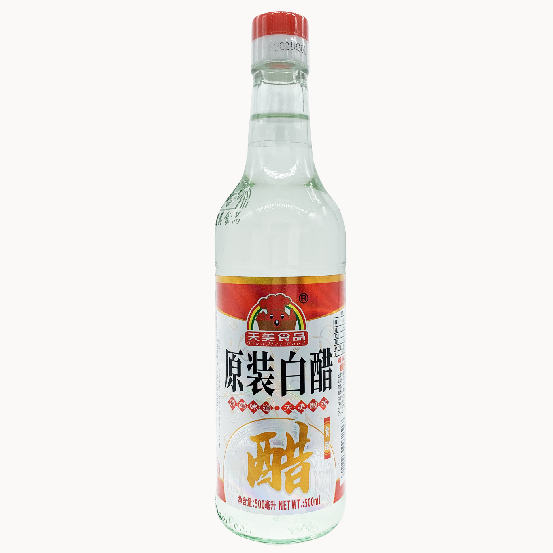 天美原装白醋500ml/瓶 甜酸 泡萝卜凉拌 炒菜烹饪调料