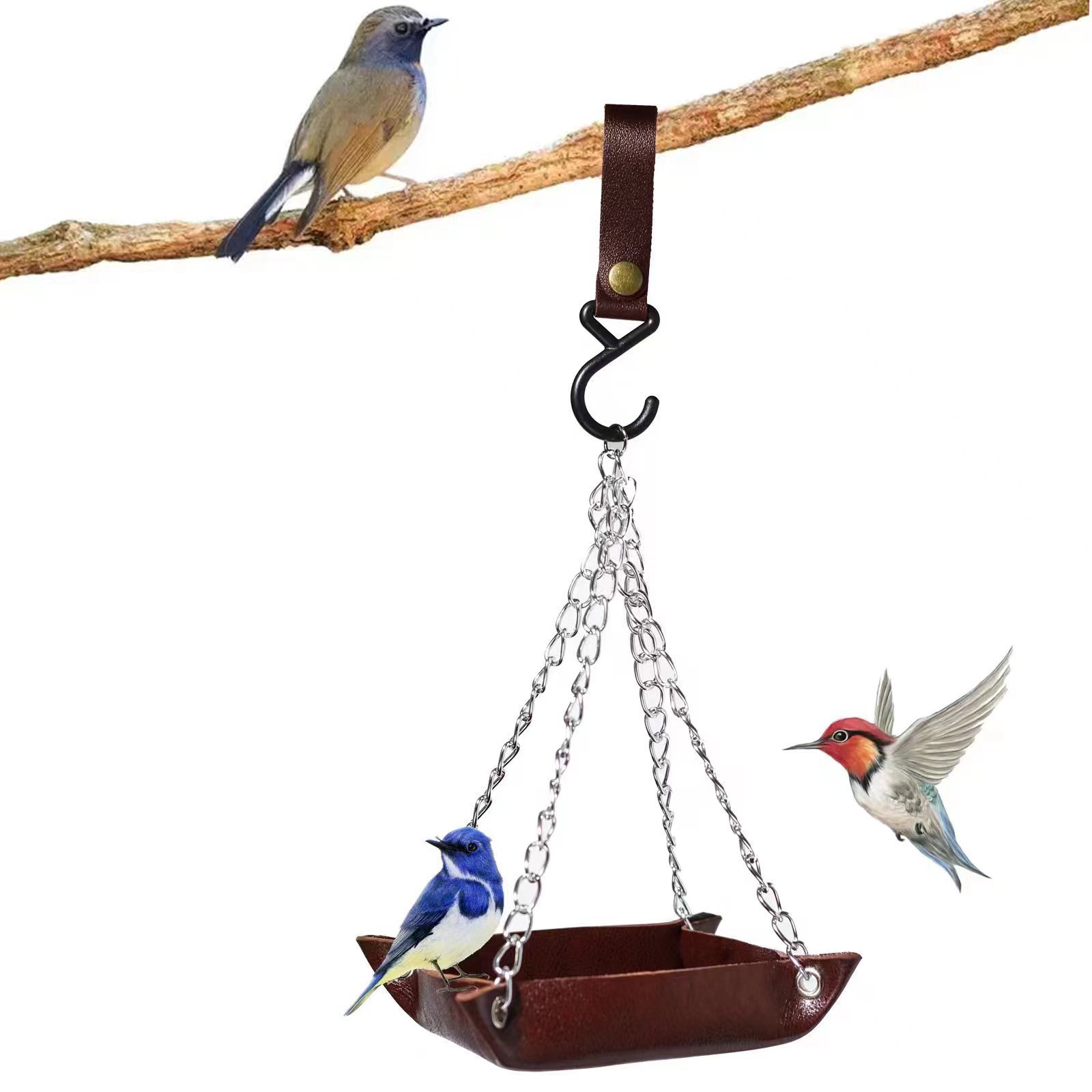 Cross-Border Bird Feeder Hummingbird Feeder Hummingbird Feeders Outdoor Courtyard Hanging Bird Feeder