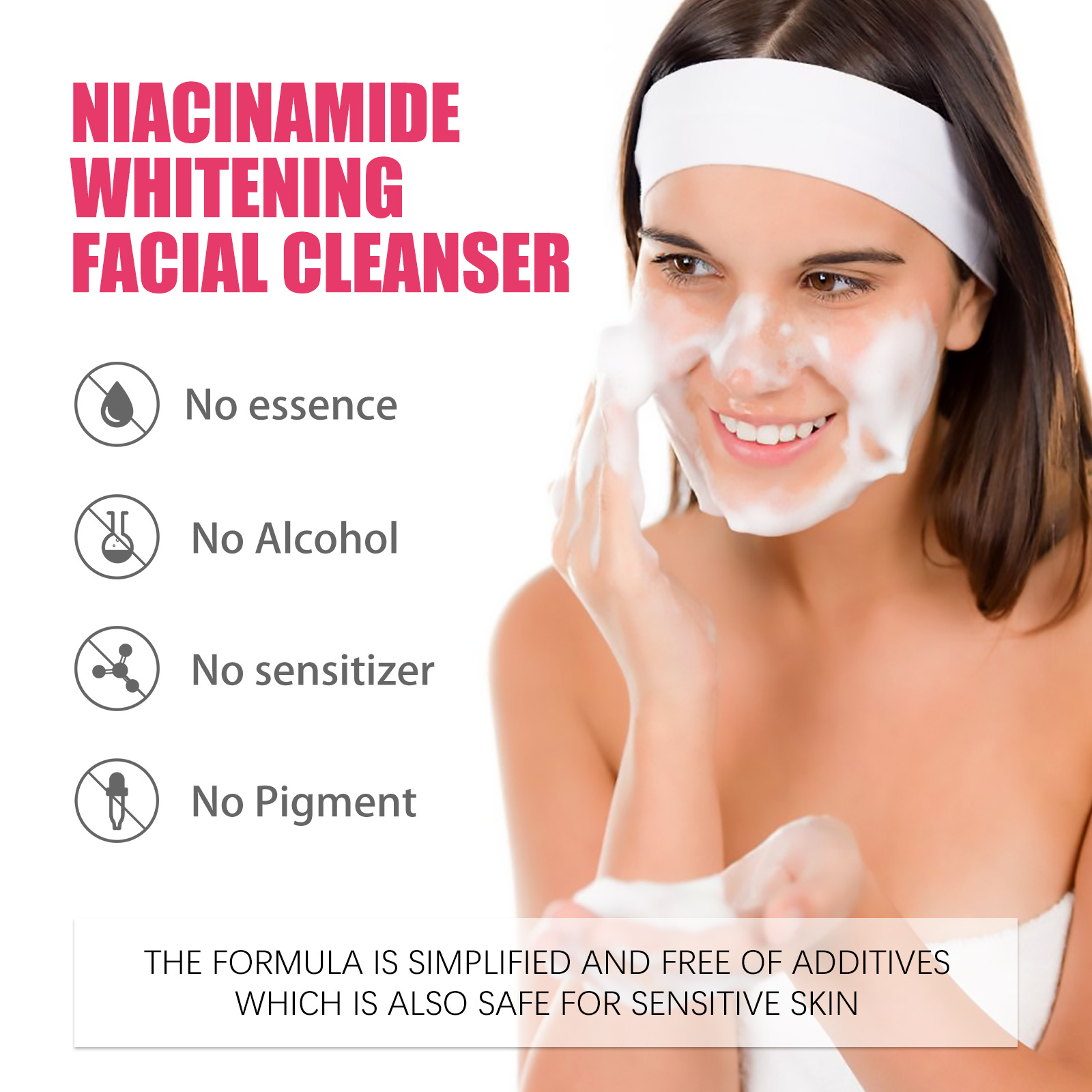 West & Month Nicotinamide Facial Cleanser Moisturizing