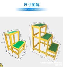 玻璃钢绝缘凳高低凳电工梯凳可移动式电力施工踏台平台单双三层凳