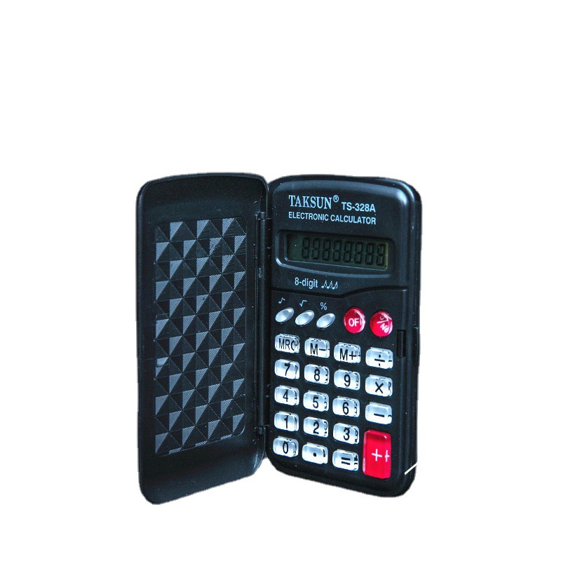 计算器学生便携袖珍小号计算机简易迷你微型带盖小号计算机