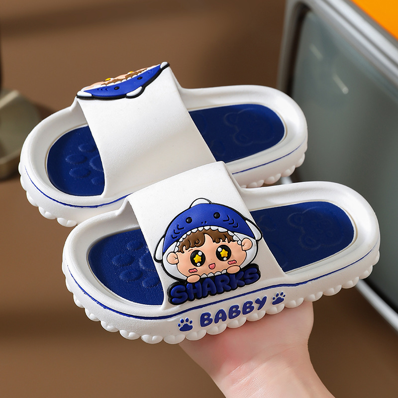 Summer Boy Cute Fashion Non-Slip Soft Bottom Home Indoor Parent-Child Girl Sandals 2023 New