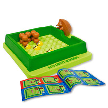 跨境玩具机灵小刺猬找妈妈亲子互动趣味休闲迷宫智力儿童桌面游戏