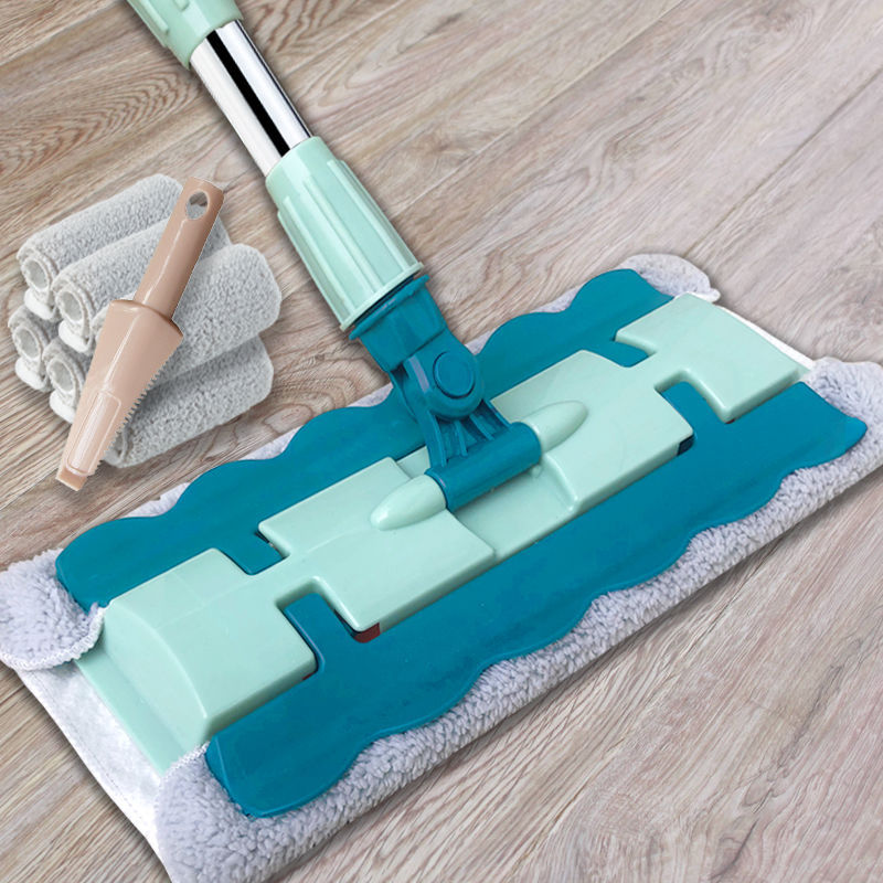 拖地拖把神器一拖净家用拖把拖布多功能夹布地板大号懒人干湿两用