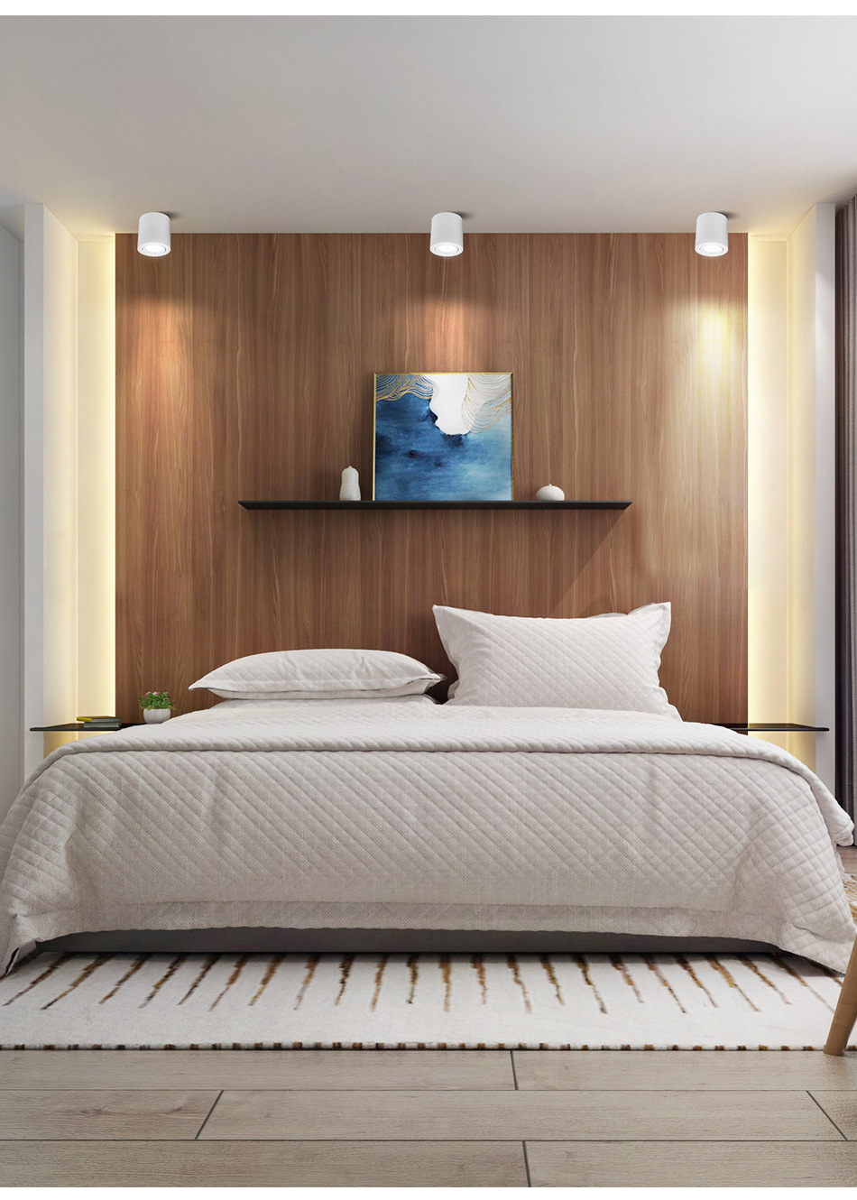 明装筒灯可替换gu10mr16光源压铸铝吸顶式套件外壳明装筒灯