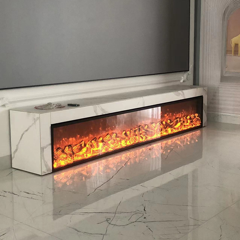 Fake Flame Fireplace Electronic Fireplace Simulation Flame Decoration Shooting Props Background B & B TV LED Light Home