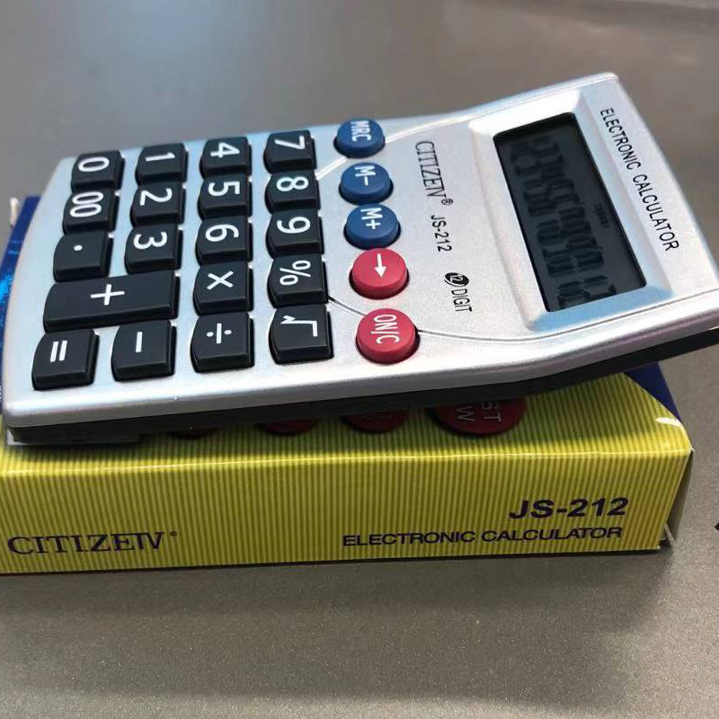 12-Seat Student Calculator Wholesale Color Computer Logo Order CT-212 Handheld Gift Calculator