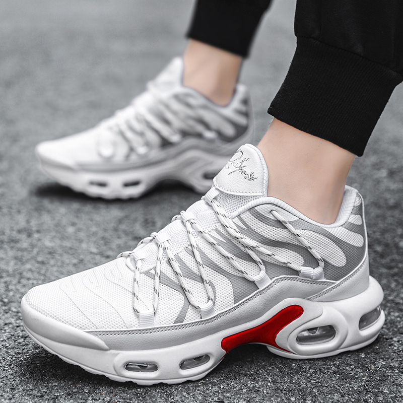 男士外穿气垫运动鞋2022年夏季新款休闲透气户外运动潮流防滑男鞋