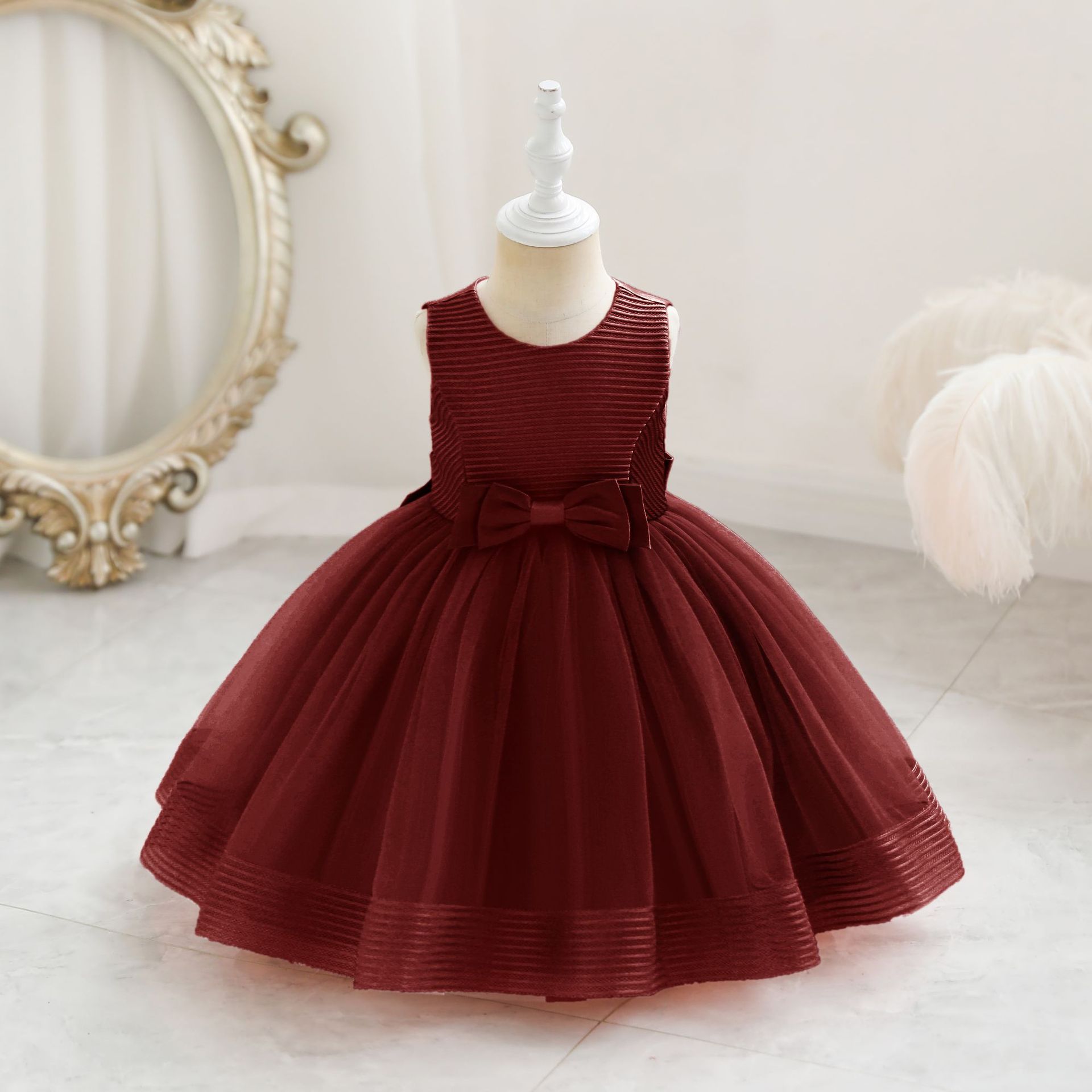 儿童礼服 公主裙 连衣裙 钢琴演出服