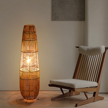 侘寂风落地灯个性创意日式客厅卧室沙发边中式禅意茶室设计师灯具