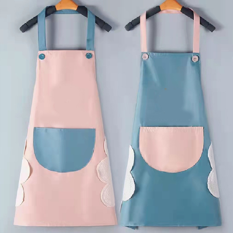 Printable Apron Sleeveless Household Waterproof Gift Oil-Proof Kitchen Erasable Hand New Women's Advertising Apron Wholesale