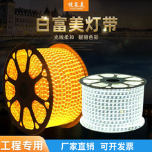 led灯带 5730工程家装2835三排5050单排24v户外防水36v软灯条七彩