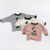 2021 children spring clothes new pattern T-shirt men and women Korean Fan Simplicity lovely Cartoon animal Hit color Long sleeve t-shirts 2021 children spring clothes new pattern T-shirt men and women Korean Fan Simplicity lovely Cartoon animal Hit color Long sleeve t-shirts
