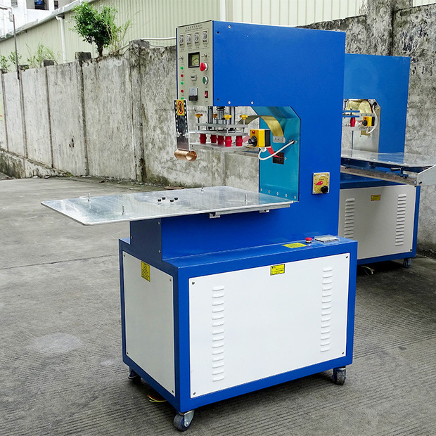 来图定制单头转盘式高周波机 高频热合机 皮革帆布热压成型机