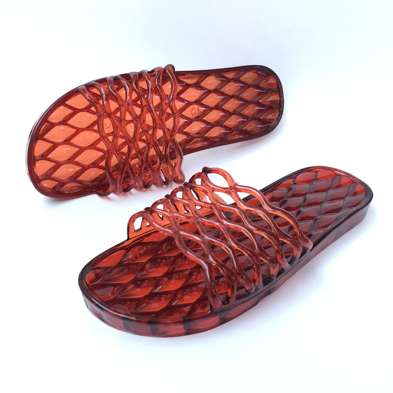 国货牛筋黄胶拖鞋 浴室洗澡男凉鞋 四季塑料耐磨软居家防臭滑