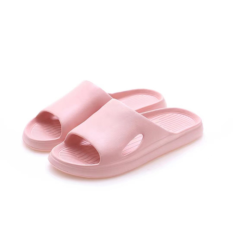 Couple Slippers Home Summer Indoor Bathroom Home Plastic Soft Bottom Bath Sandals Logo