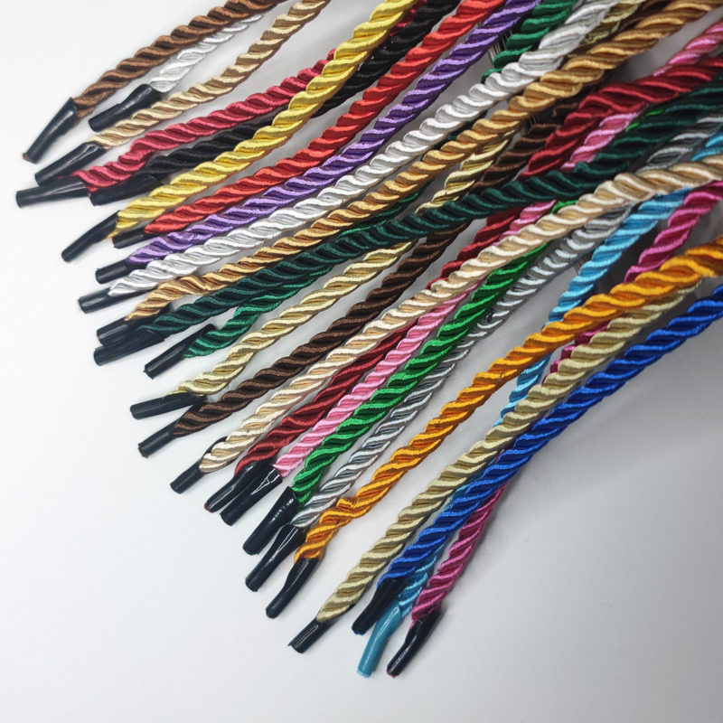 三股绳礼品包装手提绳三股扭绳DIY辅料彩色手提袋绳子装饰麻花绳