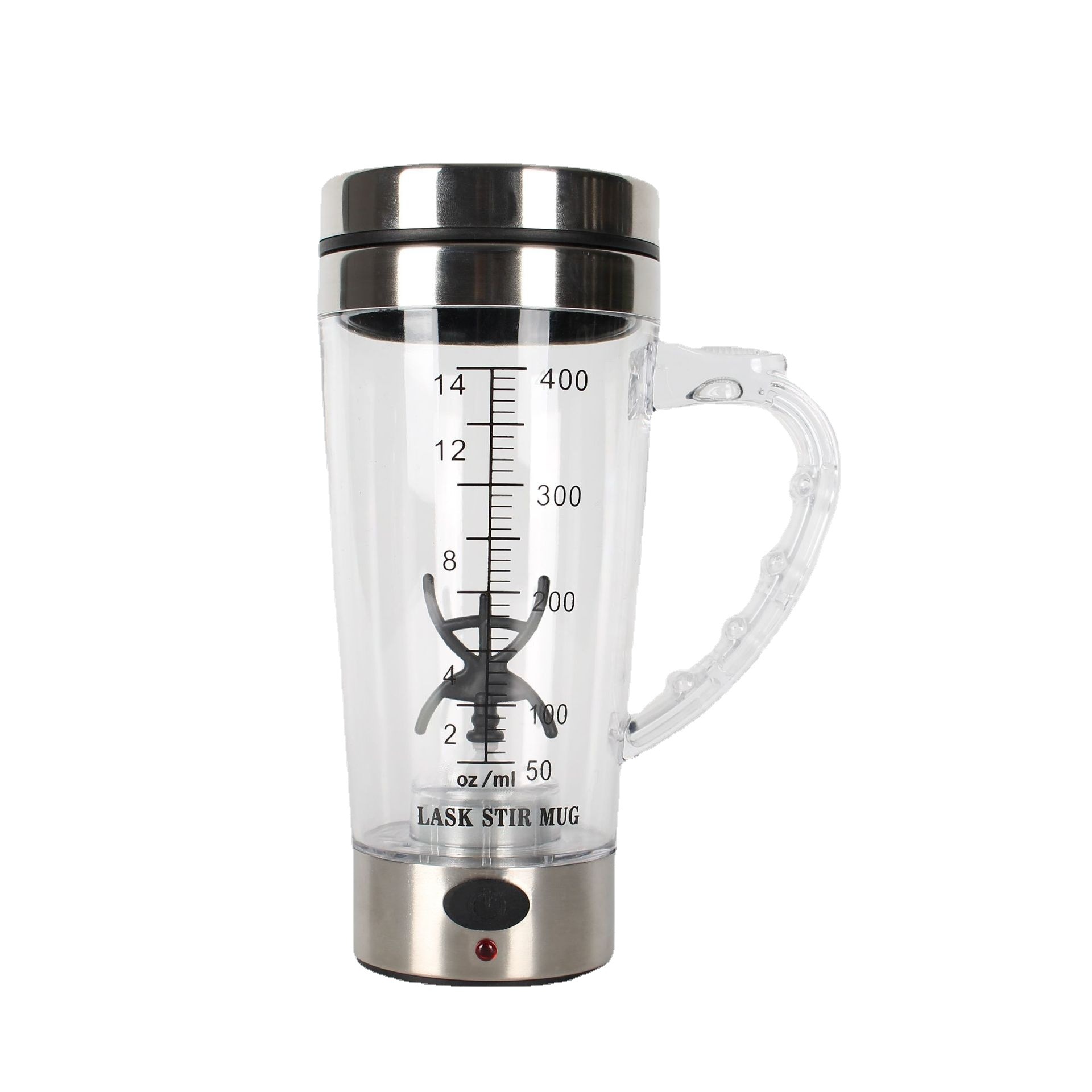 Electric Stirring Cup Battery Type Transparent Cup Auto Stirring Cup Portable Cup Coffee Glass Vehicle-Borne Cup