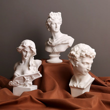 人物雕像树脂摆件大卫琴女素描写生艺术摆件