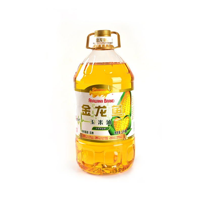 金龙鱼玉米油5l桶装物理压榨大桶装家用非转基因玉米油胚芽食用油