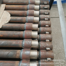 水井钻机寸二一寸半加厚杆子 钻机配件 打井机耐磨含接手钻杆厂家
