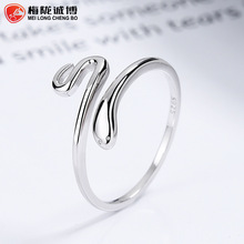 925纯银小蛇戒指女2022新款个性设计感指环简约风百搭高级感饰品