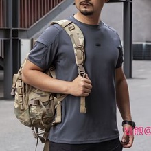 夏季速干短袖体桖男教官户外运动圆领战术T恤透气体能服新款代发