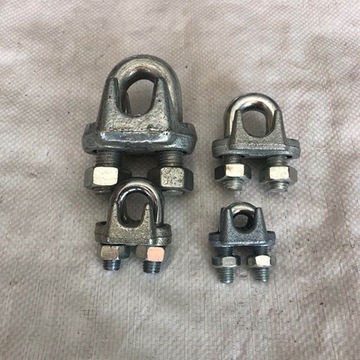 国标钢丝绳卡头 玛钢卡头 钢丝绳夹头 绳卡 卡扣