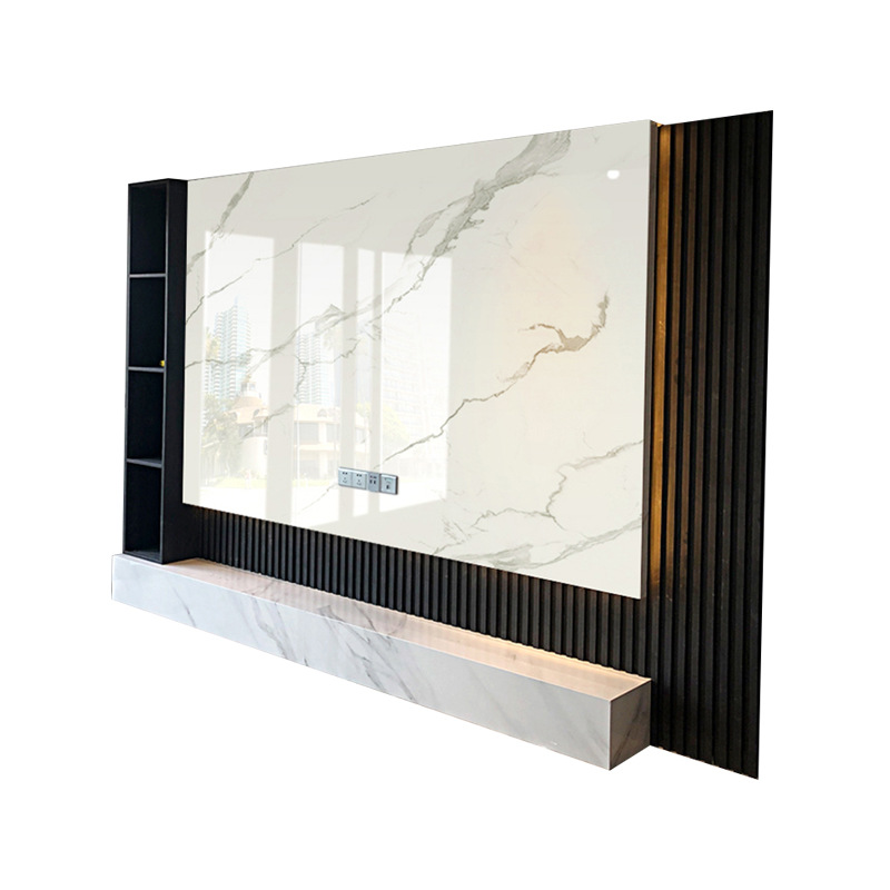 7成交10件相似木饰面免漆科定板银丝实木贴面装饰护墙uv板 电视背景墙