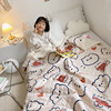 pure cotton Teddy Hearts Four seasons blanket lovely Dairy cow Little Bear sofa air conditioner Blanket children pure cotton Teddy Hearts Four seasons blanket lovely Dairy cow Little Bear sofa air conditioner Blanket children