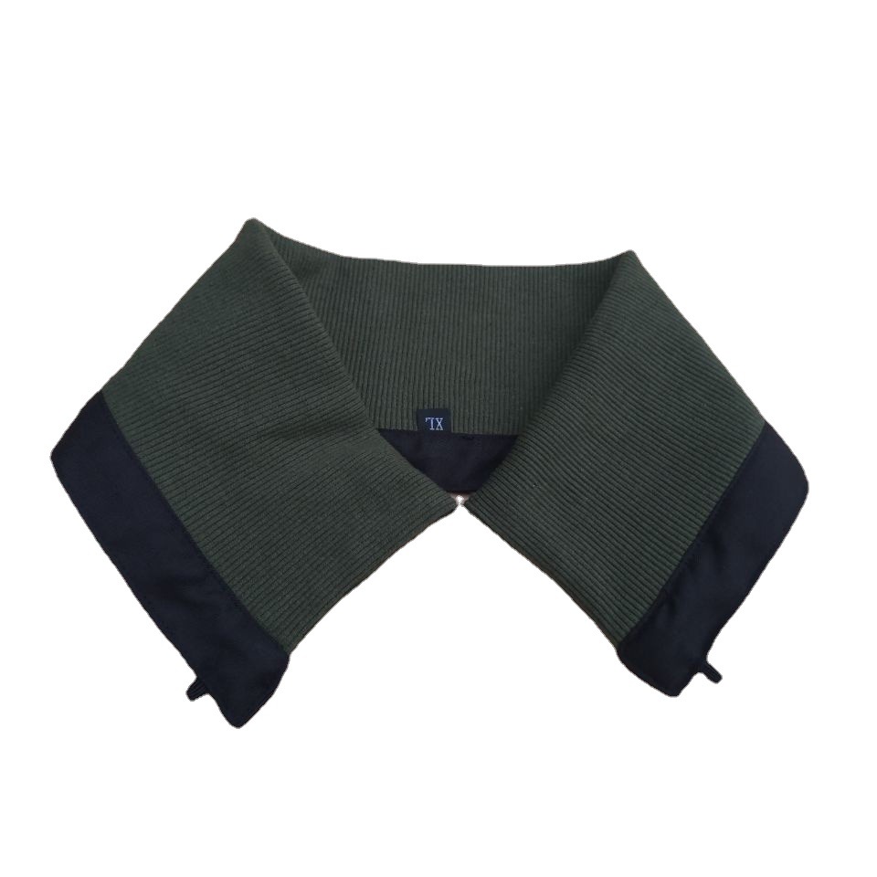 羽绒服领子防脏贴通用护领套假领子男女高领冬季毛线装饰领套拆洗