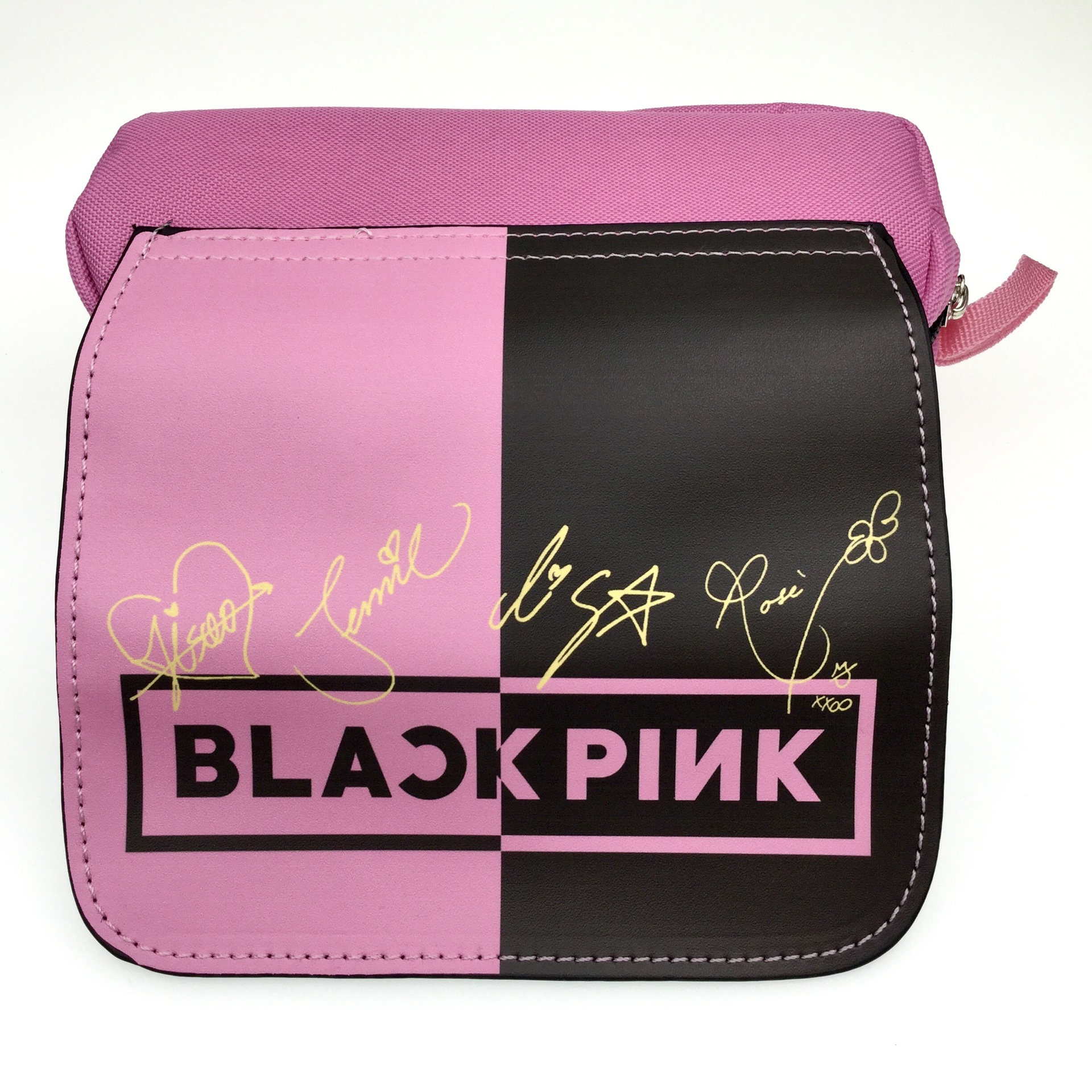 black pink笔袋韩国明星周边学生女生初中中学高中文具盒收纳包
