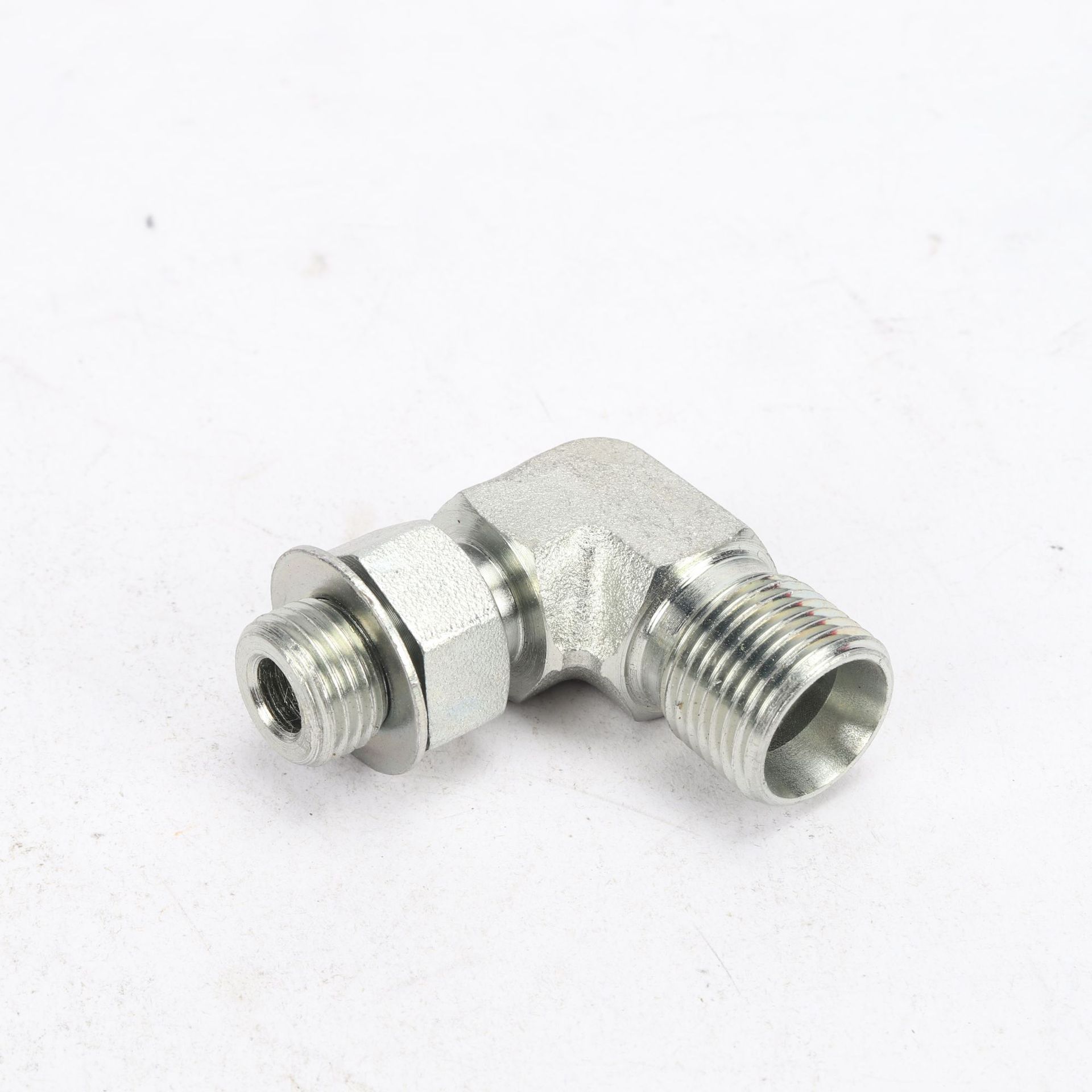 直角过度接头螺纹旋转直角快插弯头接头304插入式气管胶管l型弯头