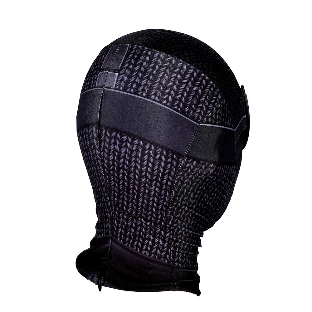 莱卡3d数码印花万圣节骷髅cosplay成人儿童紧身衣服装头套面具