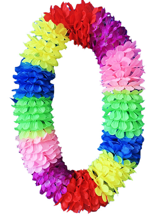 冠军花环颁奖舞蹈献花酒会领奖舞蹈胸前花环冠军表演夏威夷裙子