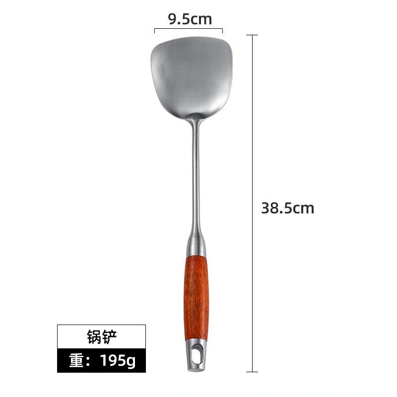 Free Shipping 304 Stainless Steel Spatula Full Set of Household Cookware Ladel Kitchenware Set Kitchen Spatula