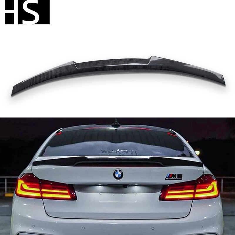 适用于17-22年宝马5系g30 g38/m5 f90 改装m4款碳纤维尾翼扰流板